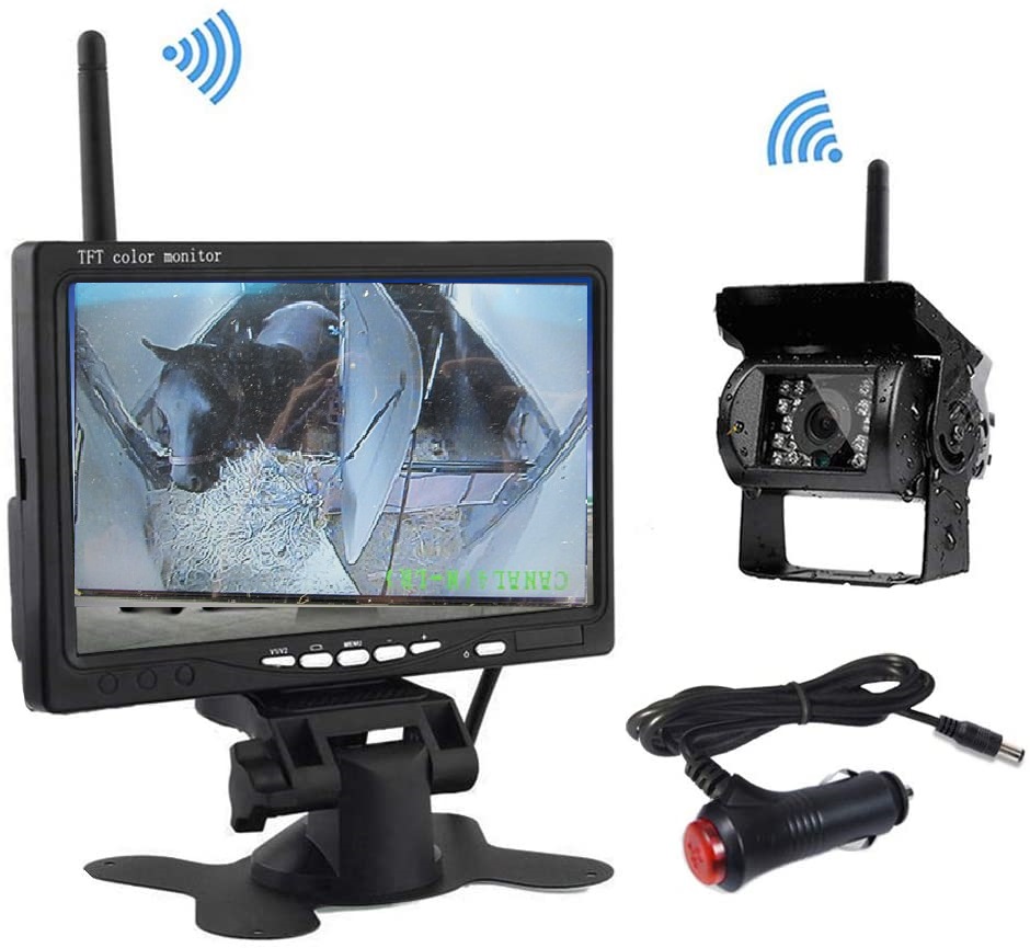 1 camera sans fil et ecran pour surveillance VAN :  ,  camera de chasse