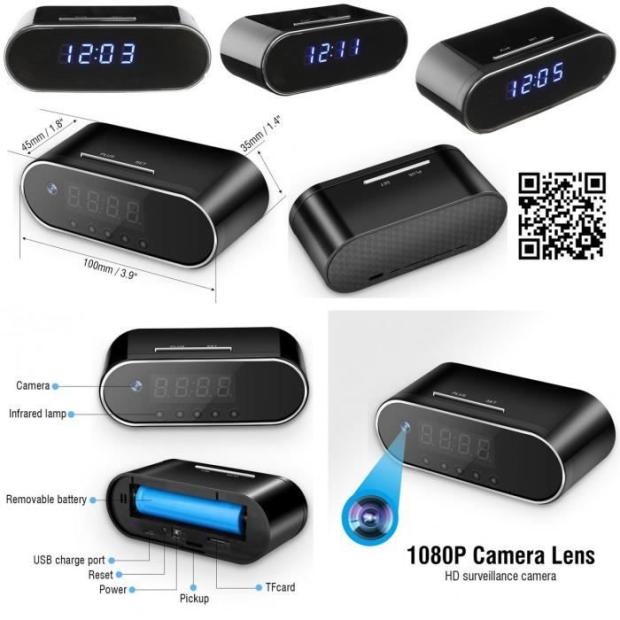 Generic Mini Camera Espion 1080P sécurité de la maison en temps